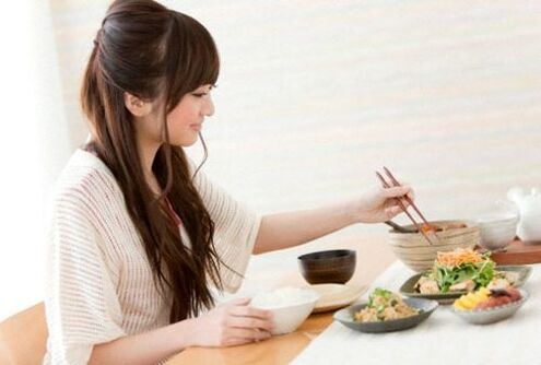 spise på et japansk kosthold