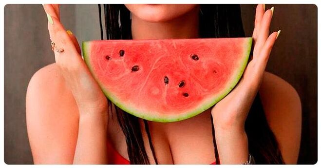vannmelon for effektivt vekttap