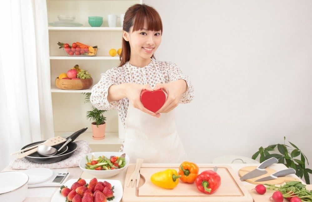 Japansk kosthold for unge og friske mennesker
